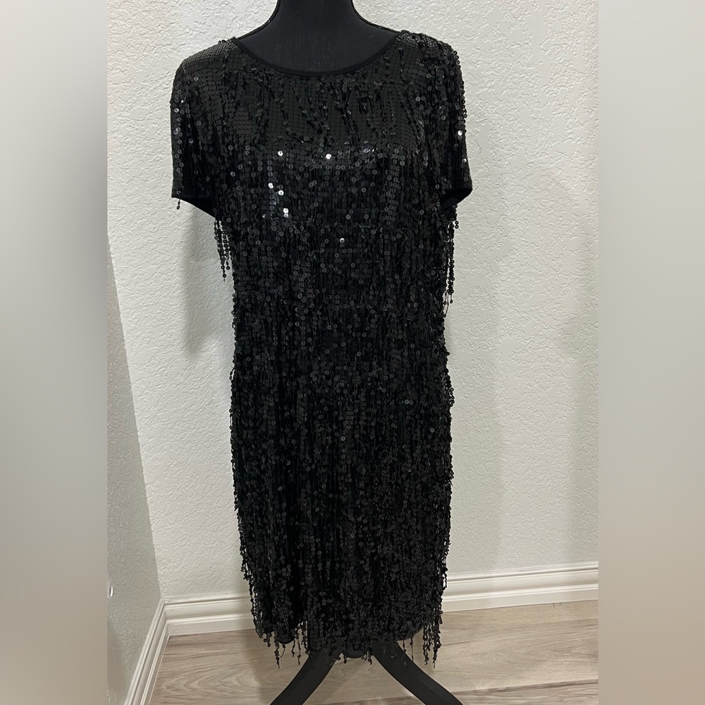 Michael Kors Black Sequin Dress